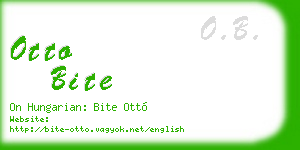 otto bite business card